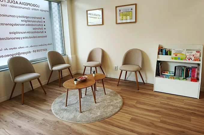 Sala de espera del centro Logoeo